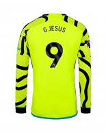 Arsenal Gabriel Jesus #9 Venkovní Dres 2023-24 Dlouhý Rukáv